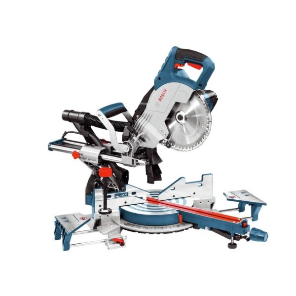 Bosch 110V 254Mm 10In Double Bevel Sliding Mitre Saw 1450W