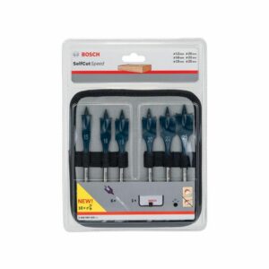 Bosch 2608595425 6 Piece Self Cut Speed Spade Flat Drill Bit Set