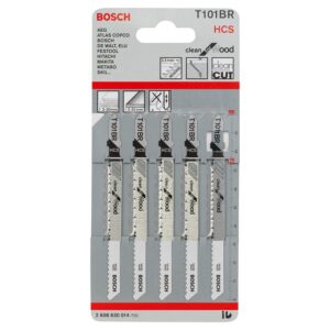 Bosch T101Br 2608630014 Jigsaw Blades - For Wood Pack Of 5