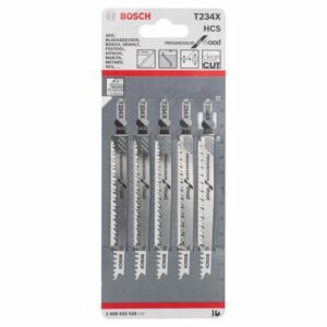 Bosch T234X 2608633528 Progressor Jigsaw Blades For Wood Pack Of 5