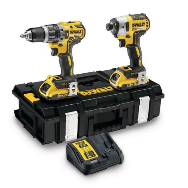 DeWalt Dck266D2 Brushless 18V Combi Drill & Impact Driver - 2X 2.0Ah Batts