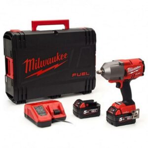 Milwaukee M18ONEFHIWF12-502X M18 One Key Fuel High-Torque 1/2" Impact Wrench With Friction Ring