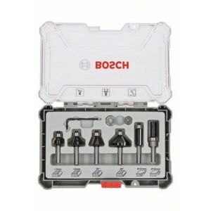 Bosch Router Bit Set 6 Pcs Trim