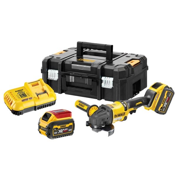 Dewalt DCG418T2 54V Flexvolt 5 Inch/125M Grinder