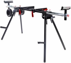 EXCEL UNIVERSAL MITRE SAW STAND FOLDING & ADJUSTABLE LEGS WITH WHEELS
