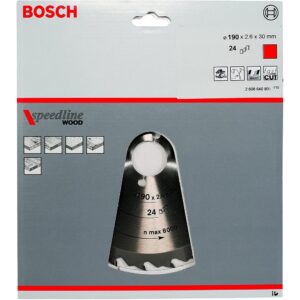 Bosch Speedline 190 X 30 X 24T