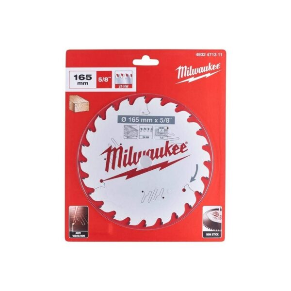 Milwaukee 165Mm X 15.87Mm X 24T