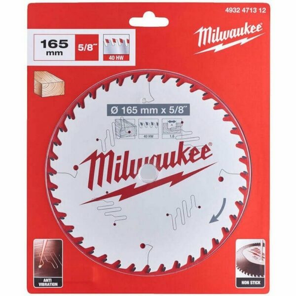 Milwaukee 165Mm X 15.87 X 40T B