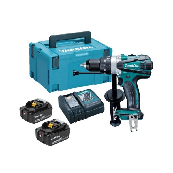 Makita 18V H/D Combi Drill 2 X 5.0Ah Batteries