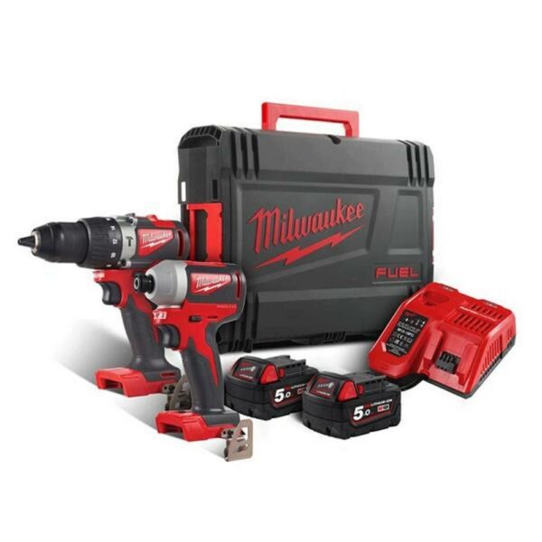 Milwaukee 18V B/Less Twinpack