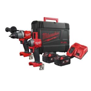 Milwaukee M18FPP2A2-502X 18V Fuel Twinpack 2X5Ah Batteries