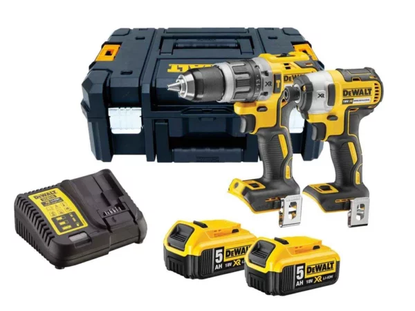 DeWalt DCK266P2T  Brushless Combi Drill & Impact Driver 2x5Ah Batteries - Image 3