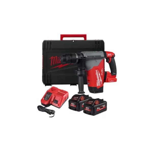 Milwaukee M18ONEFHX-522 SDS+ drill 2x5ah