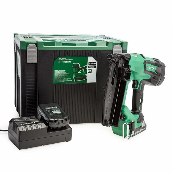 HIKOKI NT1865DM/JXZ 18V 2 X 3.0AH LI-ION 16GA BRUSHLESS STRAIGHT FINISH NAILER KIT - Image 3