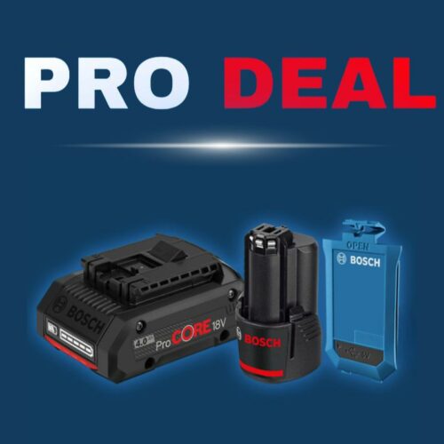 Bosch pro deals 2024 Free battery with measuring tool