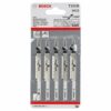Bosch Jigsaw Blades T101B 2608630030 Pack Of 5