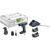 Festool FL576103 TXS LI Cordless Drill Driver 2X 2.6AH Set