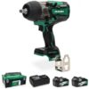 Hikoki 1/2In Brushless Impact Wrench 18/36V 2 X 5.0/2.5Ah Li-Ion Batteries