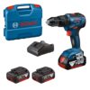 Bosch 0615990M5X GSB 18V-55 18V Combi Drill (3x3Ah)